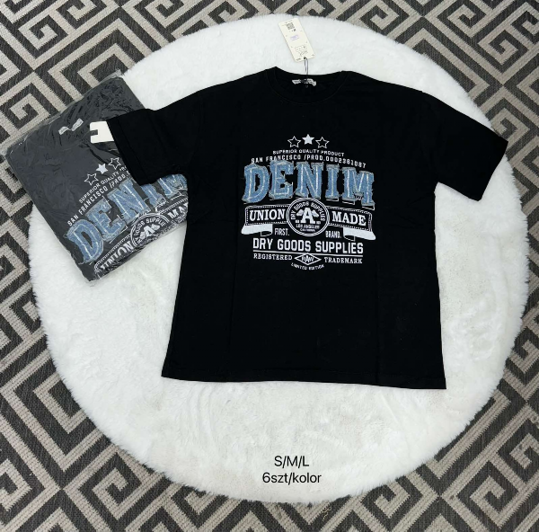 Bluzki damskie Roz S-M-L, Mix kolor Paczka 6 szt